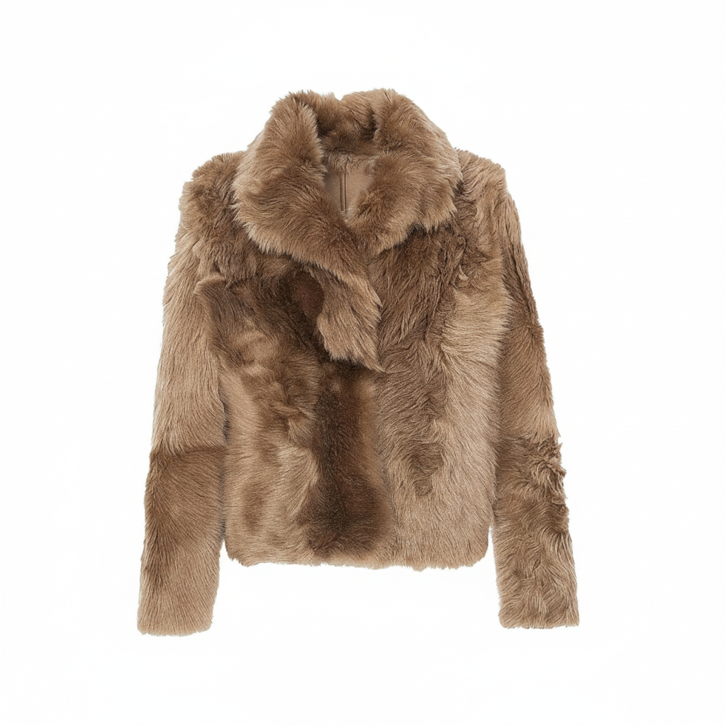 Core Wardrobe Luxe Faux Fur Cropped Jacket